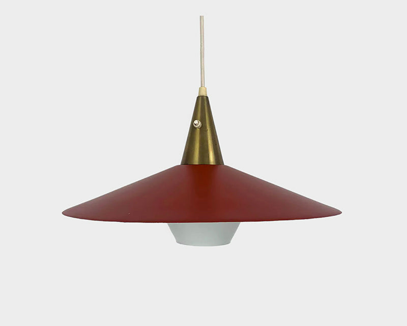 Scandinavian Pendant Lamp by Bent Karlby for Lyfa, Denmark, 1960s