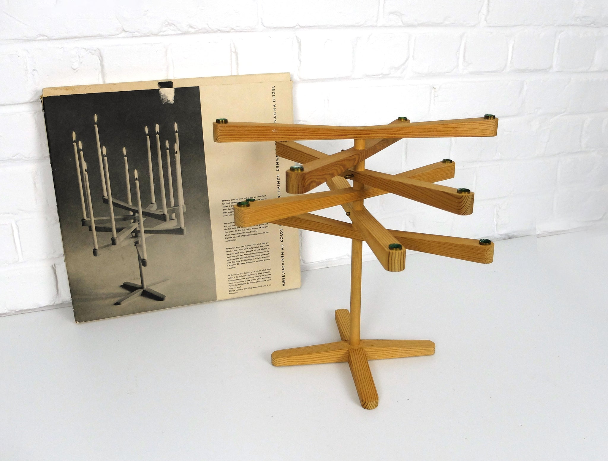 Candleholder by Nanna Ditzel for Kolds Savvaerk, Denmark, 1960s