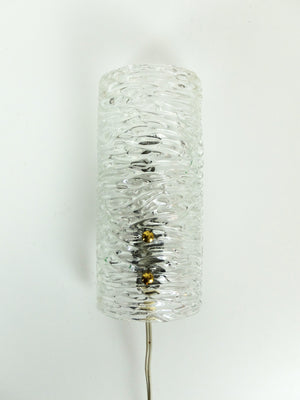 Swedish Glass Wall Light Model 8493 by Carl Fagerlund for Orrefors, 1960s