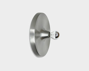 Mid-Century Brushed Aluminium Sconce from Les Arcs Station by Charlotte Perriand