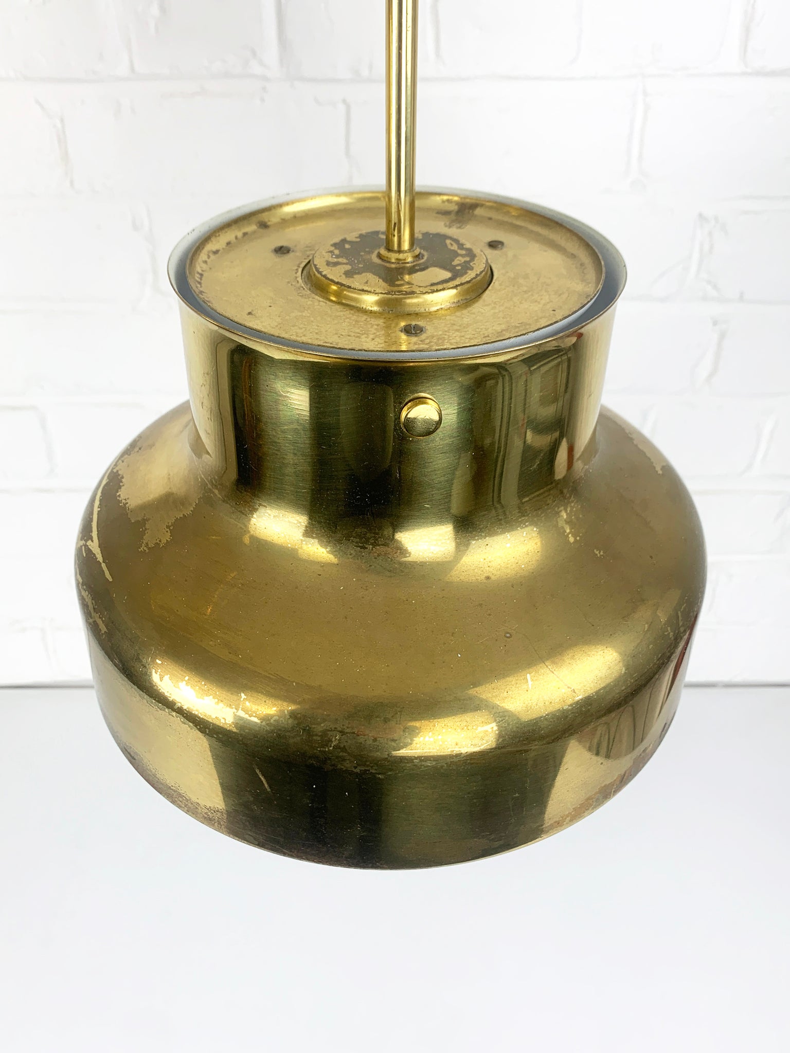 Bumling Pendant Lamps in Brass by Anders Pehrson for Ateljé Lyktan, 1960s, Set of 2