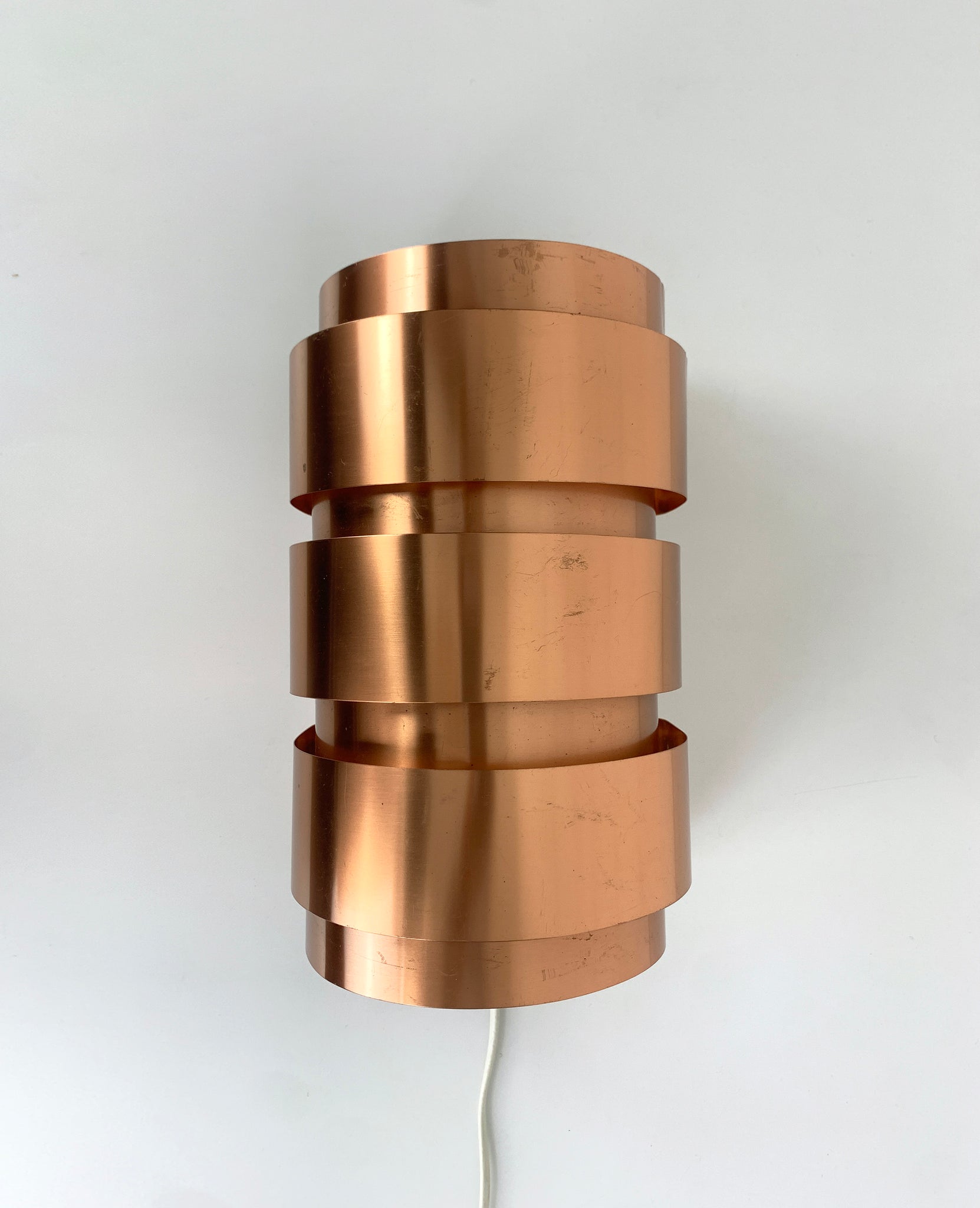 V-155 Wall-Lamp by Hans-Agne Jakobsson for AB Markaryd in Copper 1960s