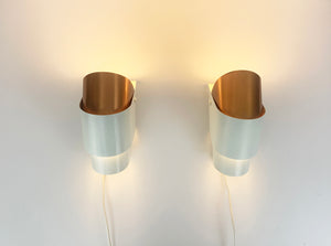 Pair V-317 Sconces by Hans-Agne Jakobsson for AB Markaryd, Sweden, 1960s