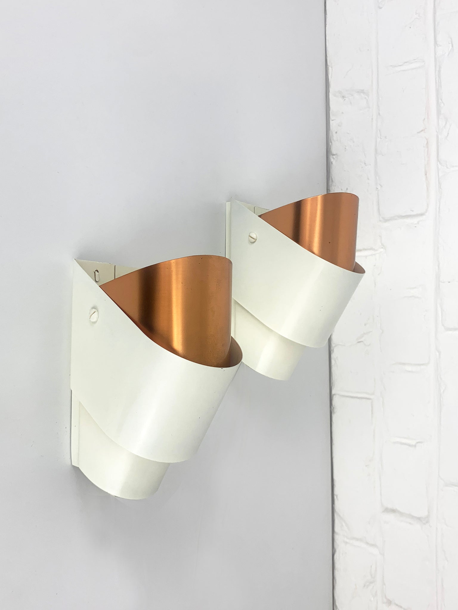 Pair V-317 Sconces by Hans-Agne Jakobsson for AB Markaryd, Sweden, 1960s