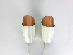 Pair V-317 Sconces by Hans-Agne Jakobsson for AB Markaryd, Sweden, 1960s