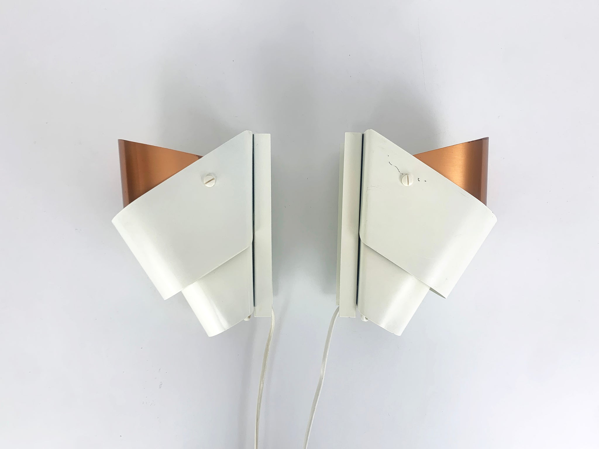 Pair V-317 Sconces by Hans-Agne Jakobsson for AB Markaryd, Sweden, 1960s