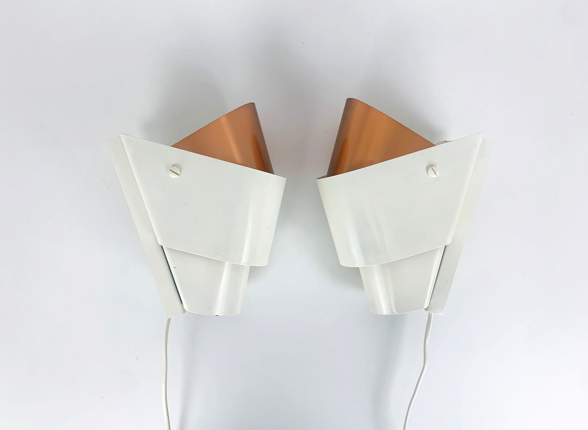 Pair V-317 Sconces by Hans-Agne Jakobsson for AB Markaryd, Sweden, 1960s