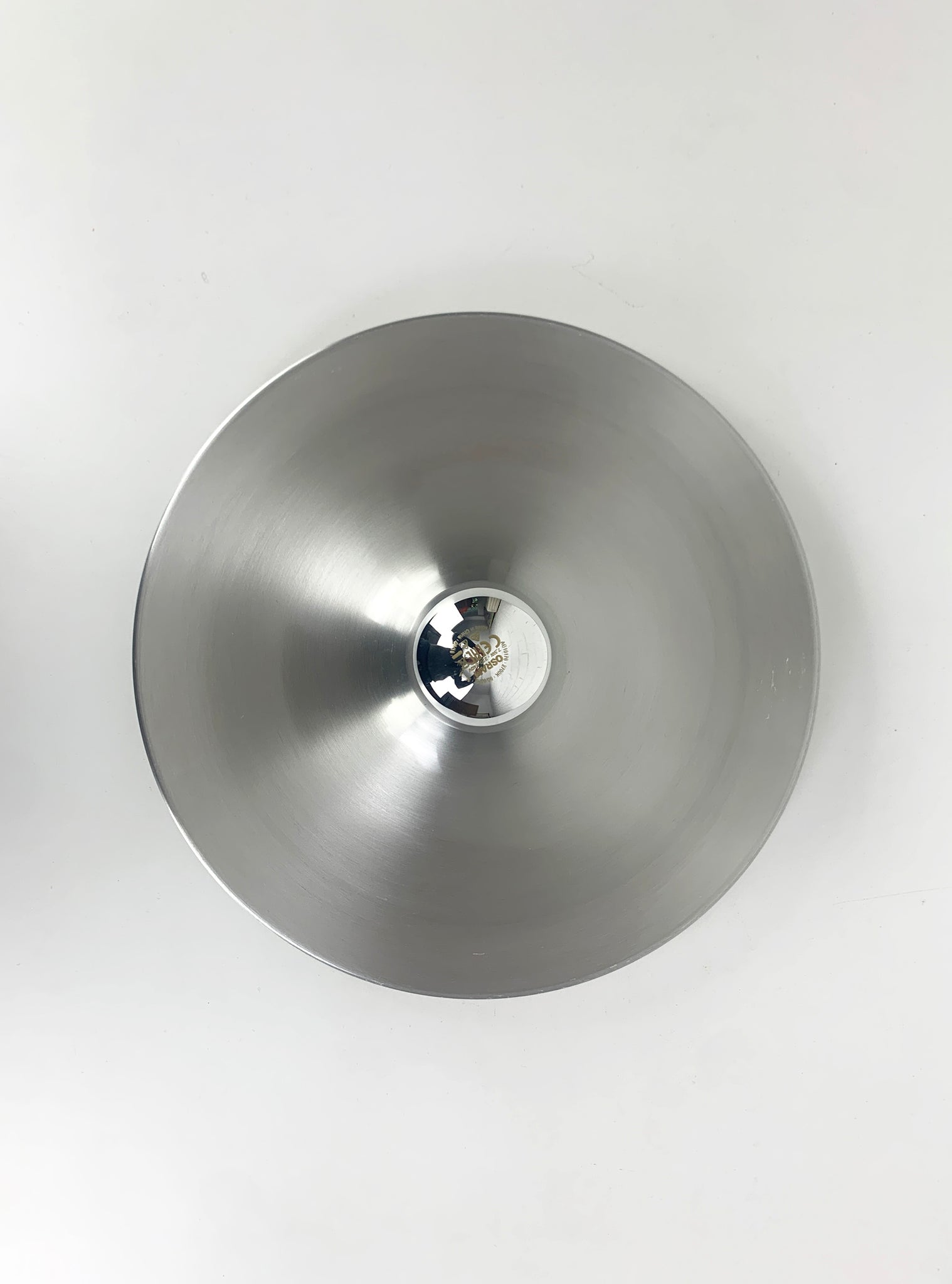 Mid-Century Brushed Aluminium Sconce from Les Arcs Station by Charlotte Perriand