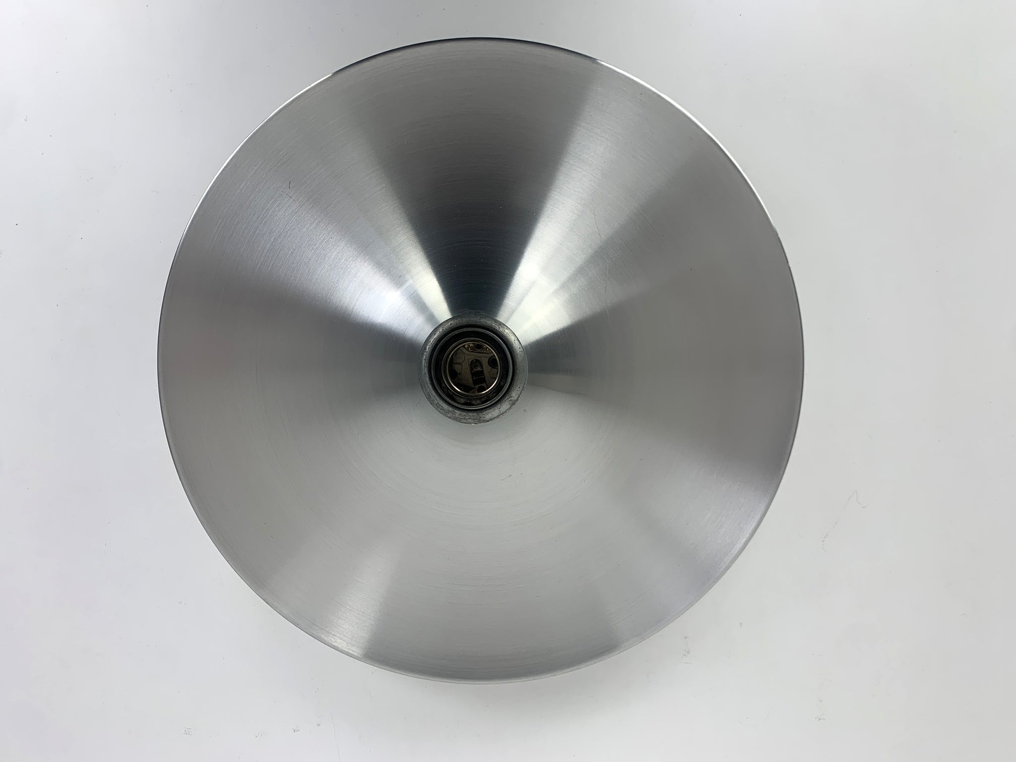 Mid-Century Brushed Aluminium Sconce by Charlotte Perriand, Les Arcs Station