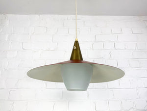 Scandinavian Pendant Lamp by Bent Karlby for Lyfa, Denmark, 1960s