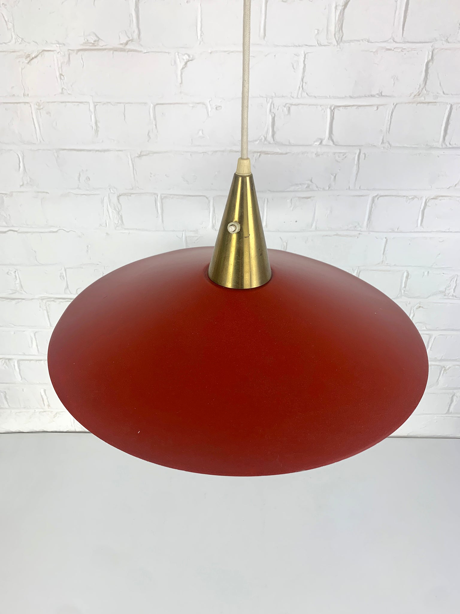 Scandinavian Pendant Lamp by Bent Karlby for Lyfa, Denmark, 1960s