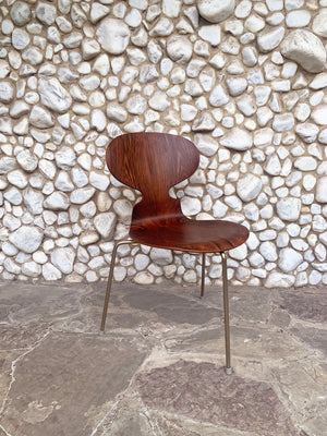 Ant Chair Model 3100 by Arne Jacobsen for Fritz Hansen, Denmark, Rosewood 1950s