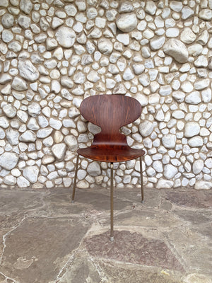 Ant Chair Model 3100 by Arne Jacobsen for Fritz Hansen, Denmark, Rosewood 1950s