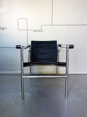 Early LC1 Chair by Le Corbusier, Pierre Jeanneret and Charlotte Perriand for Cassina, 1960s