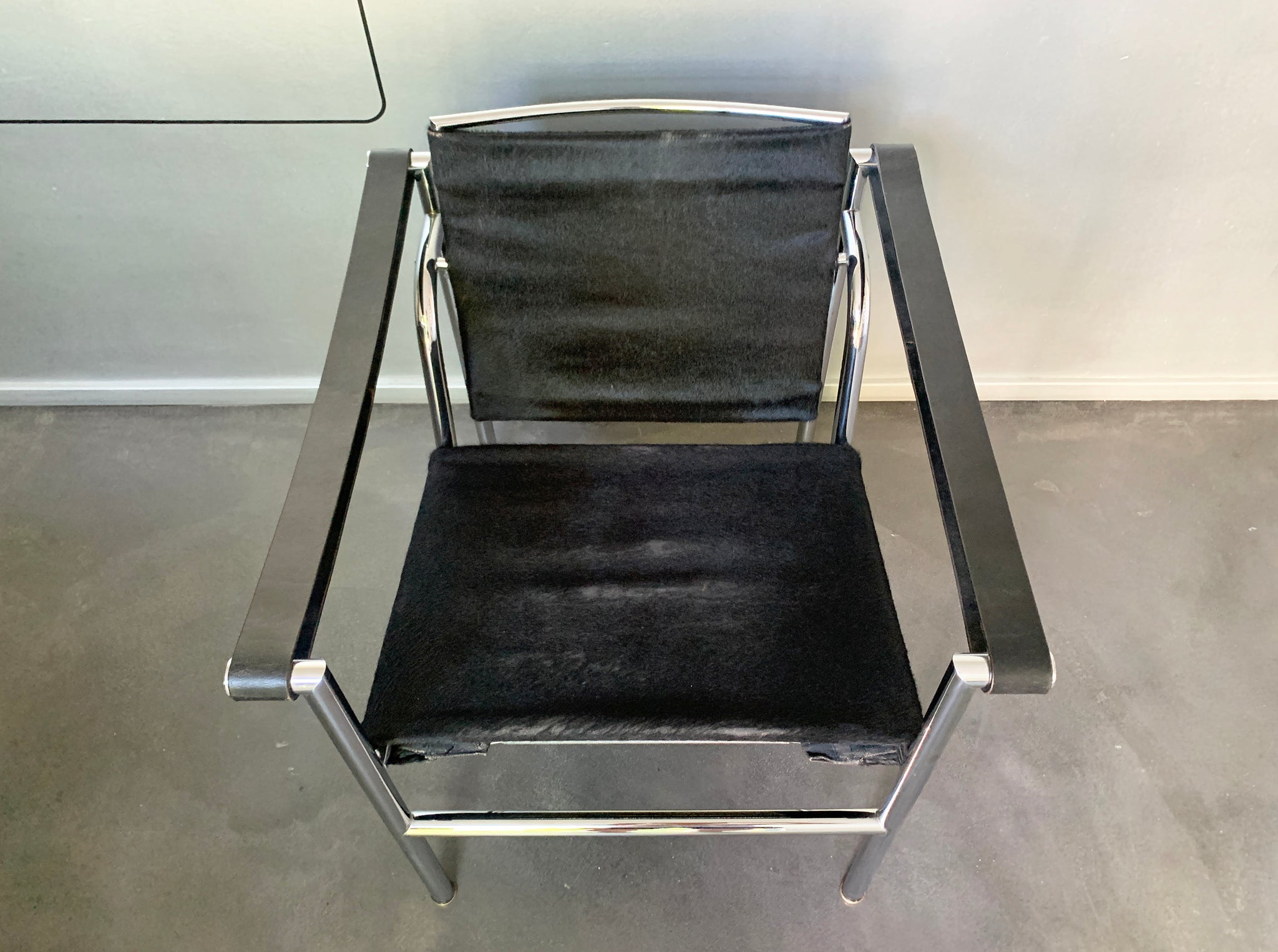 Early LC1 Chair by Le Corbusier, Pierre Jeanneret and Charlotte Perriand for Cassina, 1960s