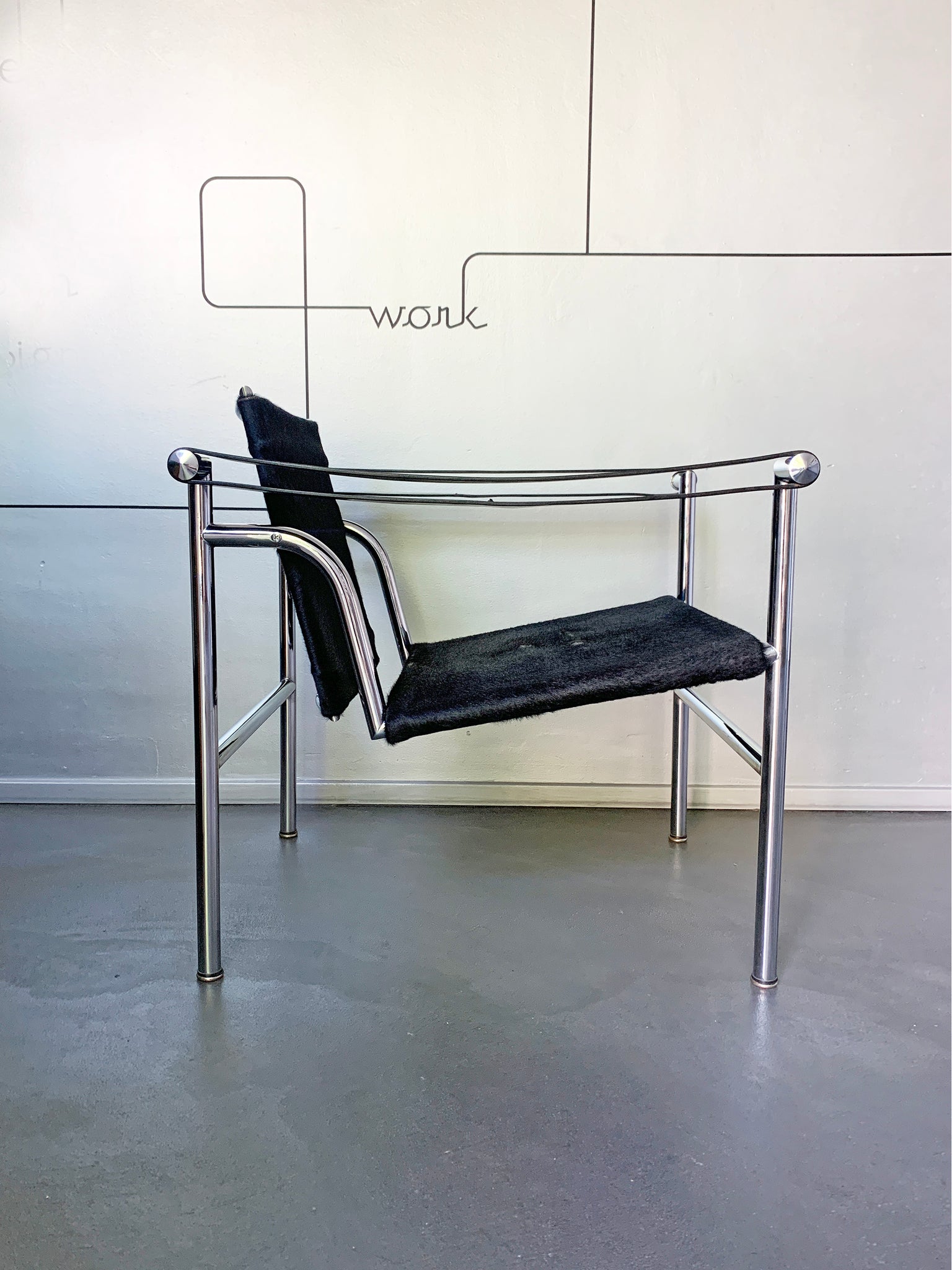 Early LC1 Chair by Le Corbusier, Pierre Jeanneret and Charlotte Perriand for Cassina, 1960s