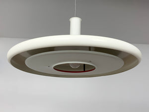 Huge Space-Age Optima Pendant lamp, Hans Due for Fog & Morup, Denmark, 1970s