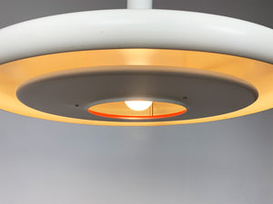 Huge Space-Age Optima Pendant lamp, Hans Due for Fog & Morup, Denmark, 1970s