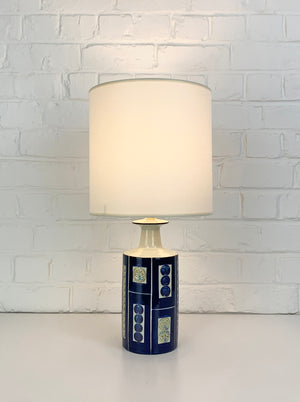 Danish Ceramic Table Lamp Inge-Lise Koefoed for Royal Copenhagen / Fog & Mørup, 1960s