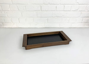 Modernist Serving tray in Wengé wood, Henning Seidelin for Voss, Denmark, 1960s