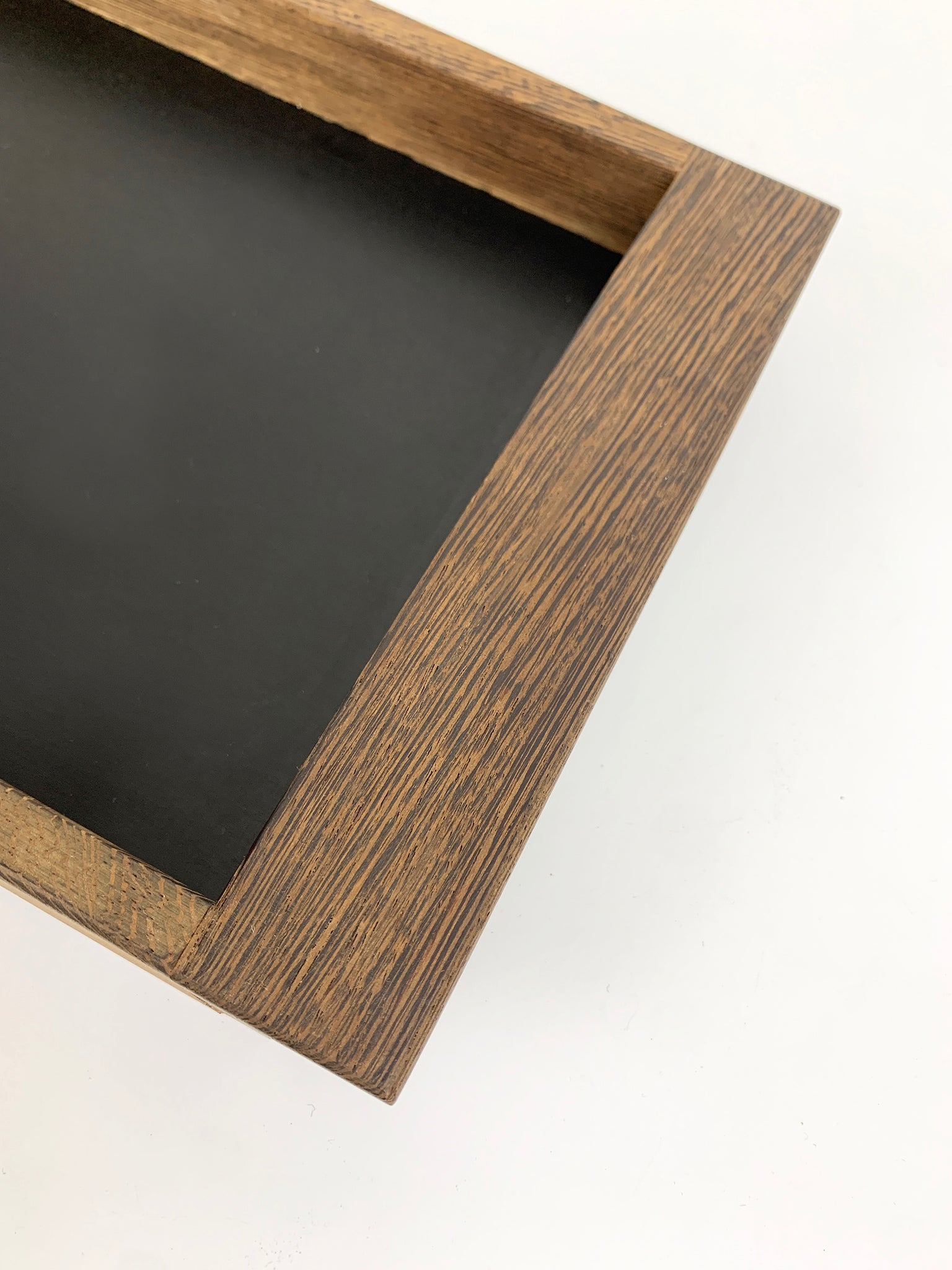 Modernist Serving tray in Wengé wood, Henning Seidelin for Voss, Denmark, 1960s