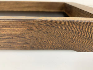 Modernist Serving tray in Wengé wood, Henning Seidelin for Voss, Denmark, 1960s