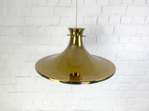 Swedish Pendant lamp in Brass by Rex Lennart for Ikea, 1972