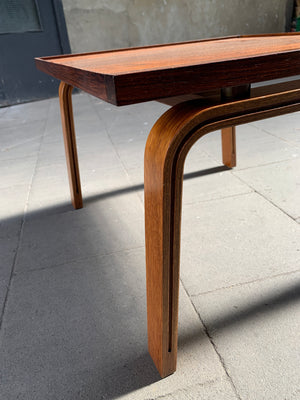 Rosewood coffee table Arne Jacobsen for St. Catherine’s College Fritz Hansen