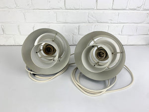 Pair Modernist Pendant Lamps by Jørn Utzon for Nordisk Solar, Denmark, 1960s