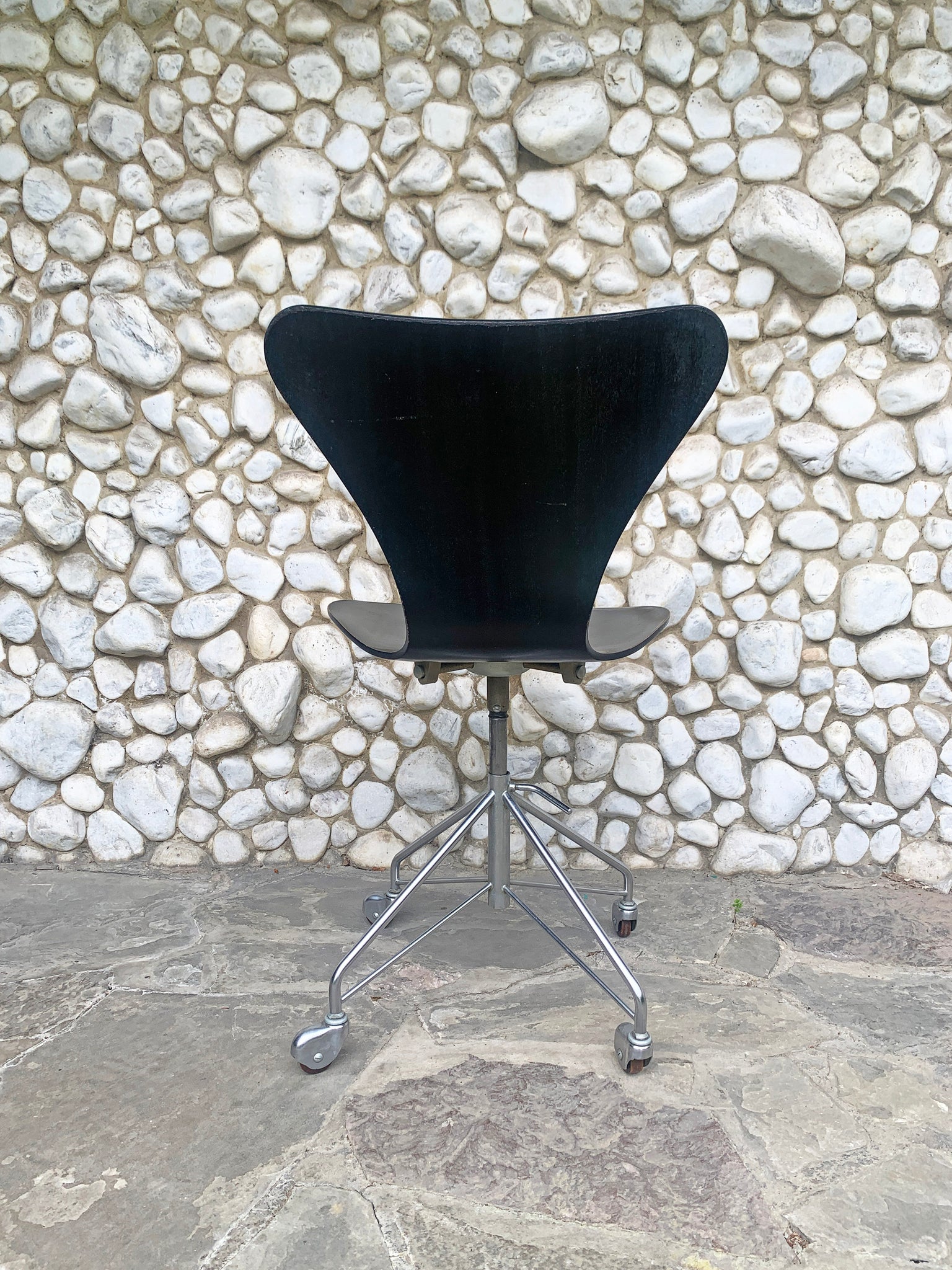 Adjustable Swivel Chair 3117 by Arne Jacobsen for Fritz Hansen, 1960s