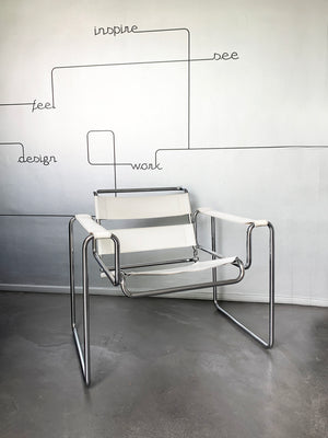 Bauhaus Wassily B3 Armchair from the 1980s by Marcel Breuer