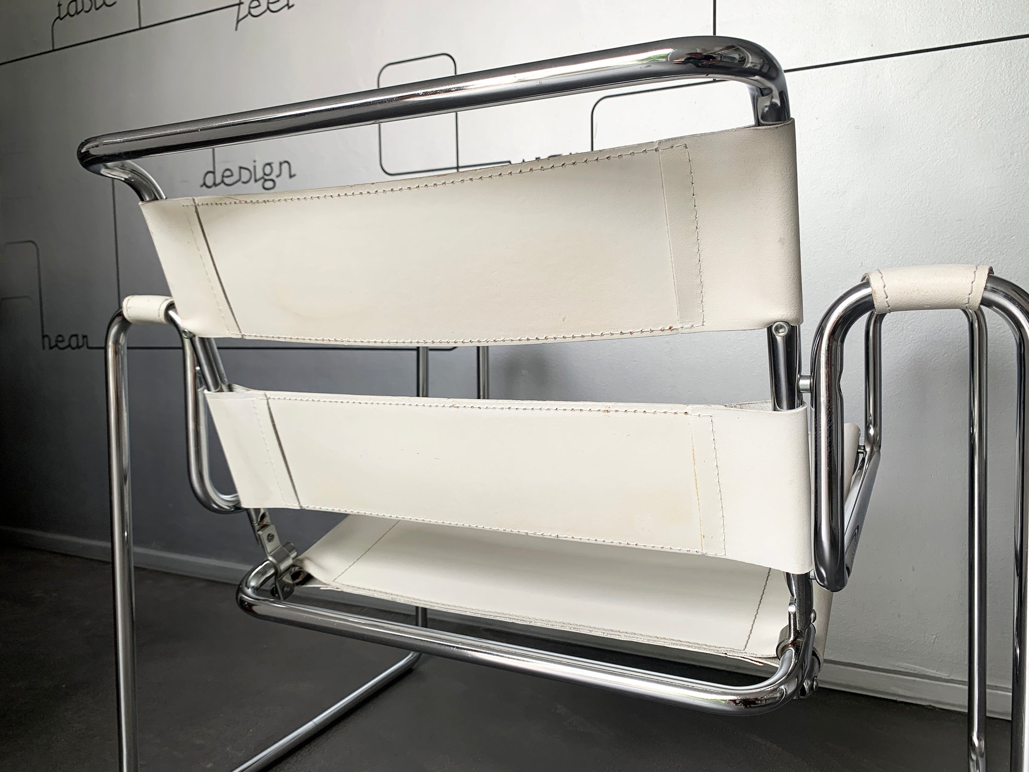 Bauhaus Wassily B3 Armchair from the 1980s by Marcel Breuer