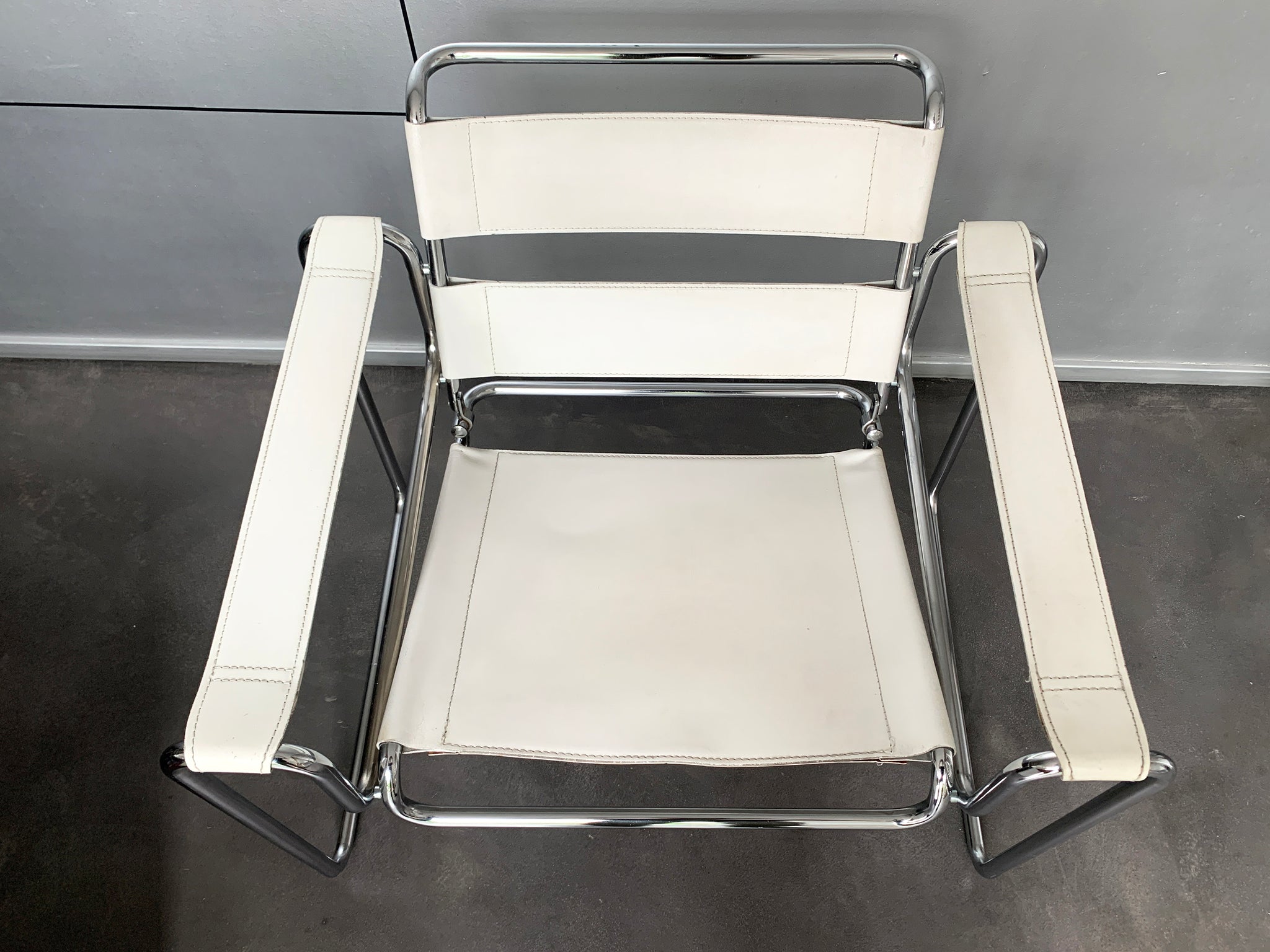 Bauhaus Wassily B3 Armchair from the 1980s by Marcel Breuer