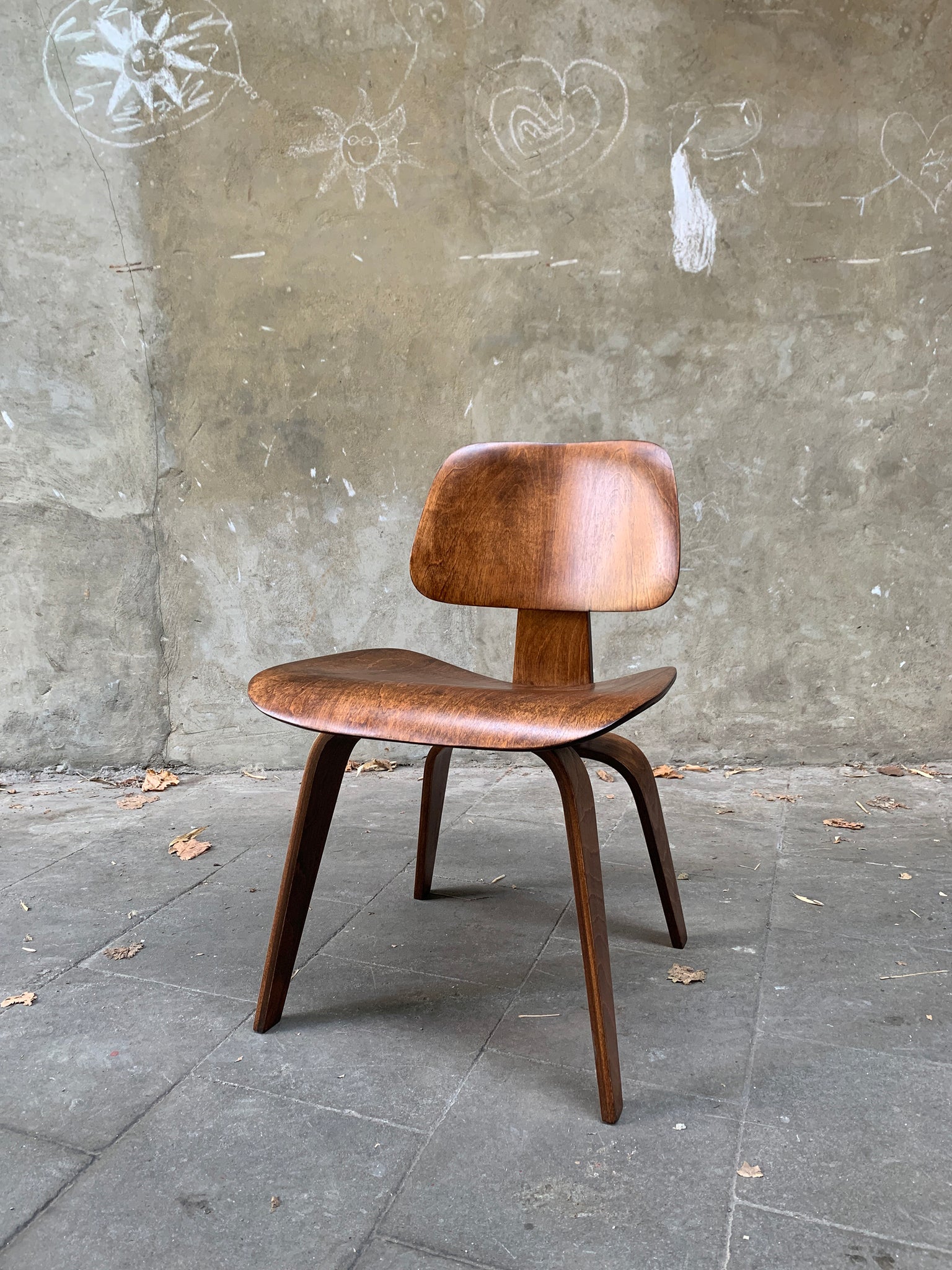 DCW Dining Chair by Charles & Ray Eames for Evans / Herman Miller, 1940s