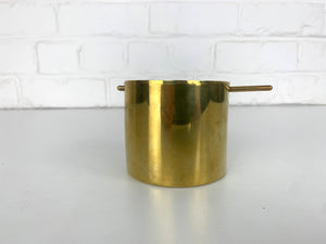 Brass Ashtray by Arne Jacobsen for SAS Hotel by Stelton, Cylinda-Line, 1960s