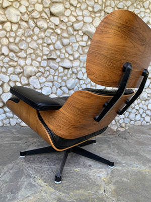 Lounge Chair Model 670 in Rosewood by Charles & Ray Eames for Herman Miller, Fehlbaum-Production, 1960s