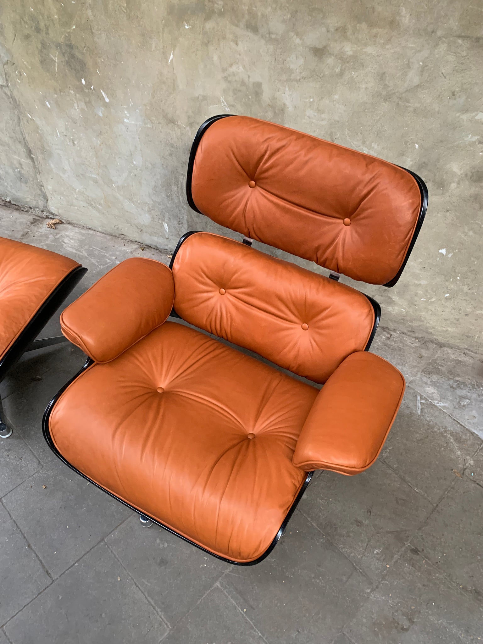 Lounge Chair & Ottoman by Charles & Ray Eames for Herman Miller, 1960s, new leather