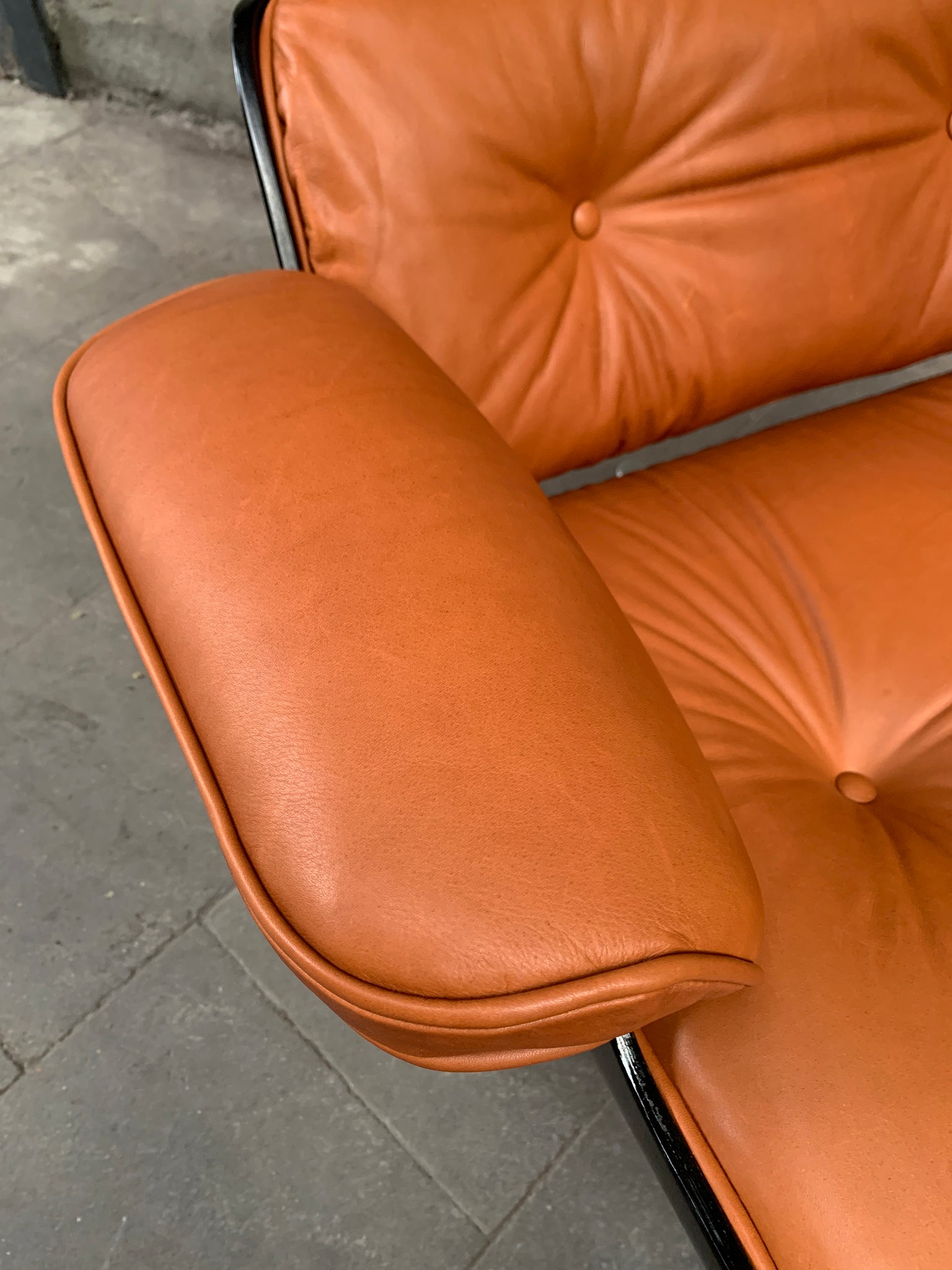 Lounge Chair & Ottoman by Charles & Ray Eames for Herman Miller, 1960s, new leather