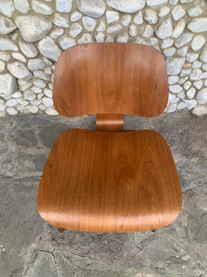 LCW Lounge Chair in Walnut by Charles & Ray Eames for Herman Miller, 1950s