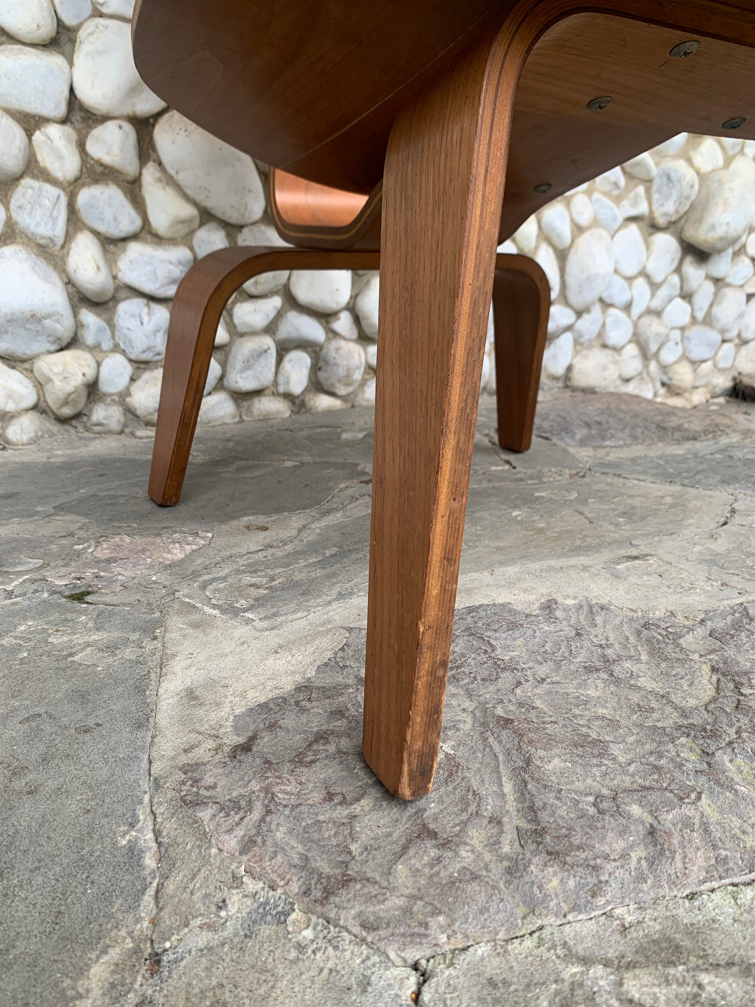 LCW Lounge Chair in Walnut by Charles & Ray Eames for Herman Miller, 1950s