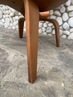 LCW Lounge Chair in Walnut by Charles & Ray Eames for Herman Miller, 1950s