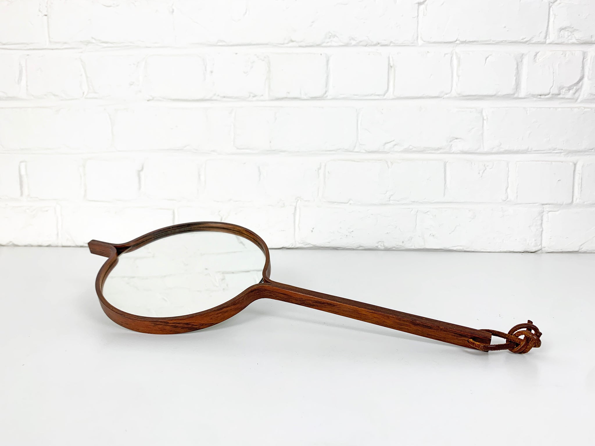 Scandinavian Mirror in teak wood, Bech & Starup, Den Permanente, Denmark, 1960s