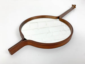 Scandinavian Mirror in teak wood, Bech & Starup, Den Permanente, Denmark, 1960s