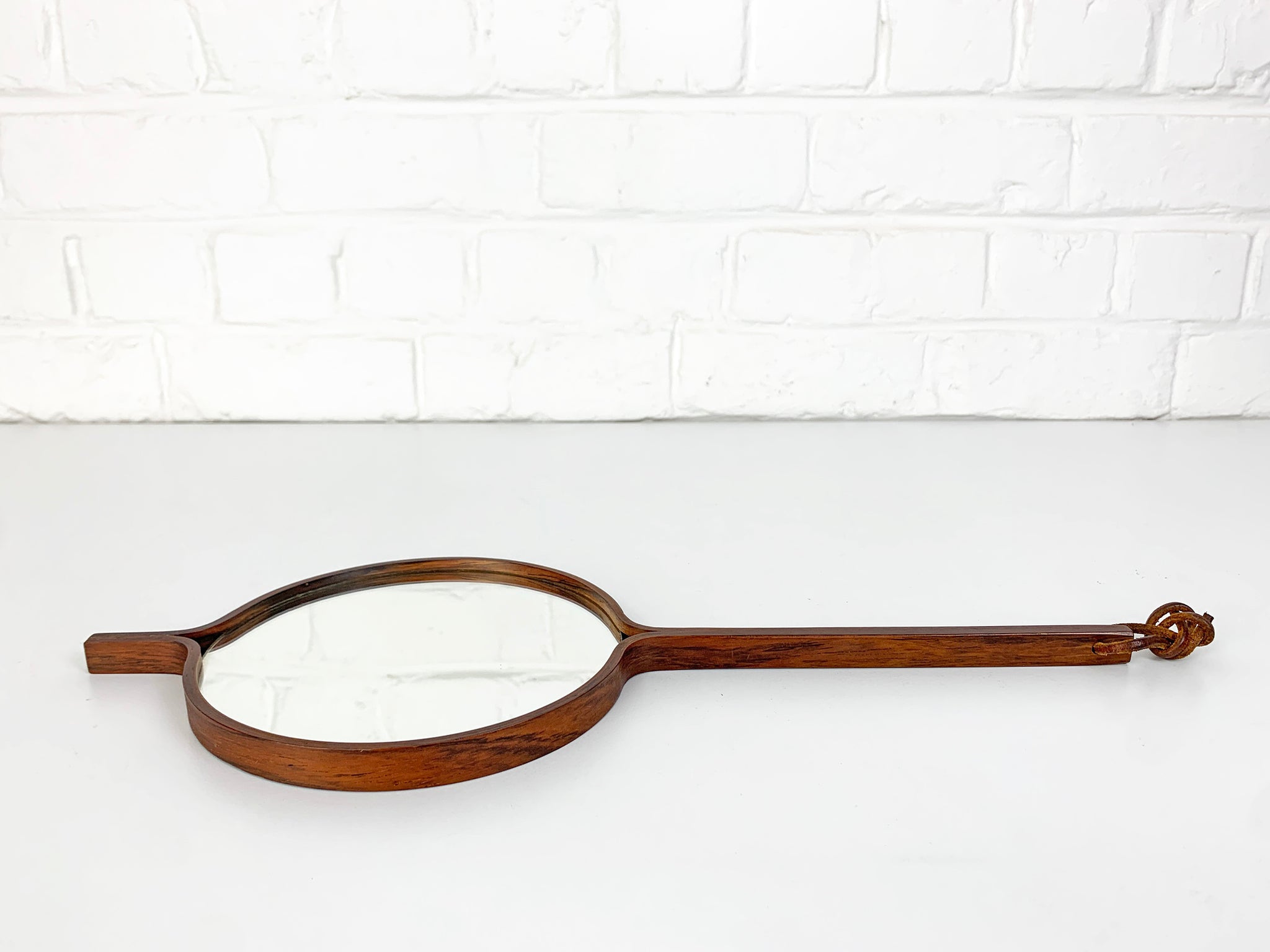 Scandinavian Mirror in teak wood, Bech & Starup, Den Permanente, Denmark, 1960s