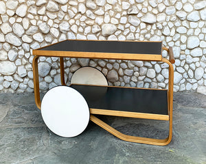 Tea Cart Model 901 Trolley by Alvar Aalto for Artek, Finland, 1950s