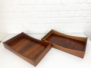 Rosewood Serving Tray or Organiser, Hans Wegner for Ry-Mobler Modular System RY16