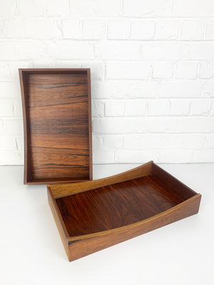 Rosewood Serving Tray or Organiser, Hans Wegner for Ry-Mobler Modular System RY16