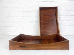 Rosewood Serving Tray or Organiser, Hans Wegner for Ry-Mobler Modular System RY16