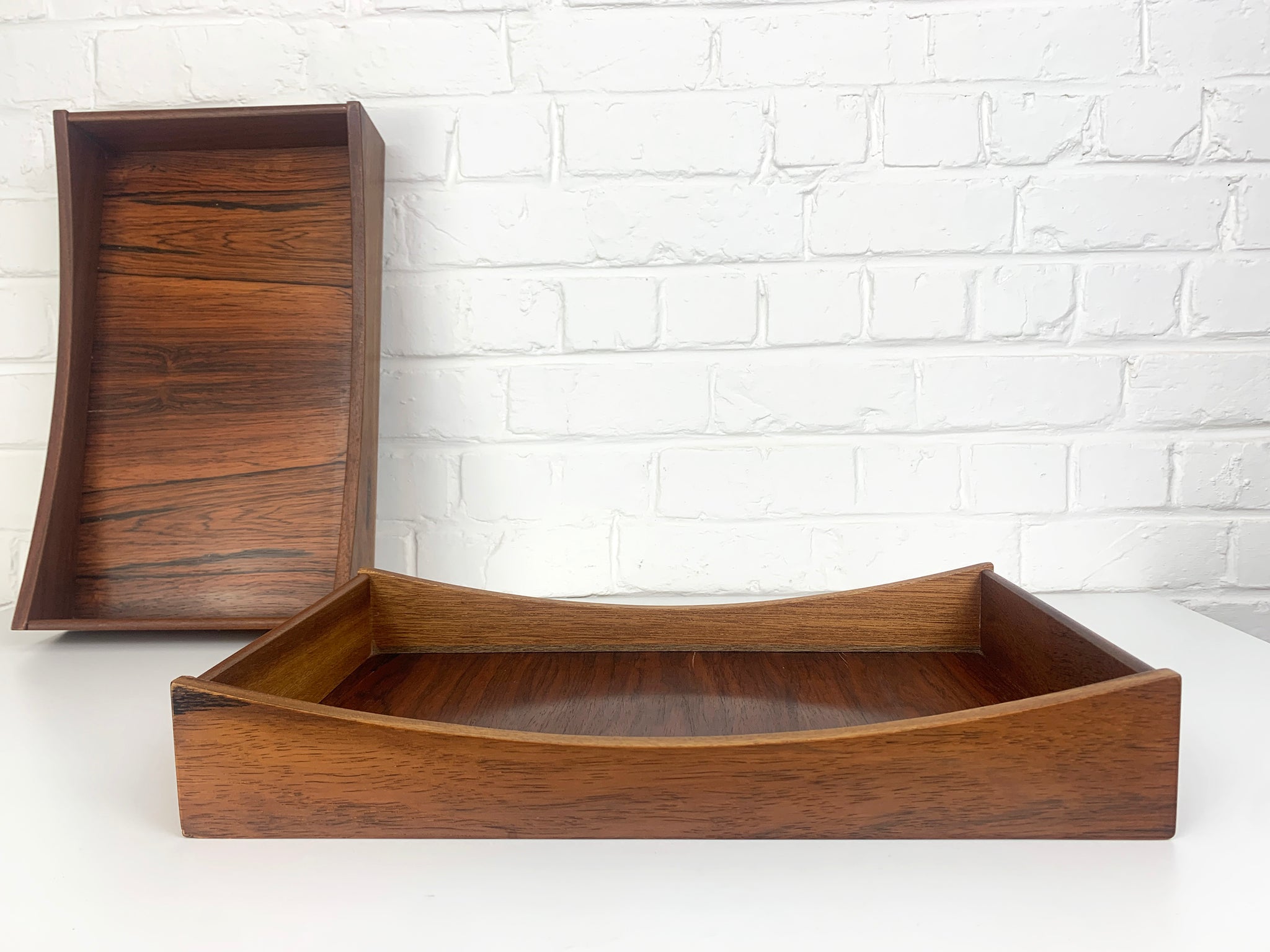 Rosewood Serving Tray or Organiser, Hans Wegner for Ry-Mobler Modular System RY16