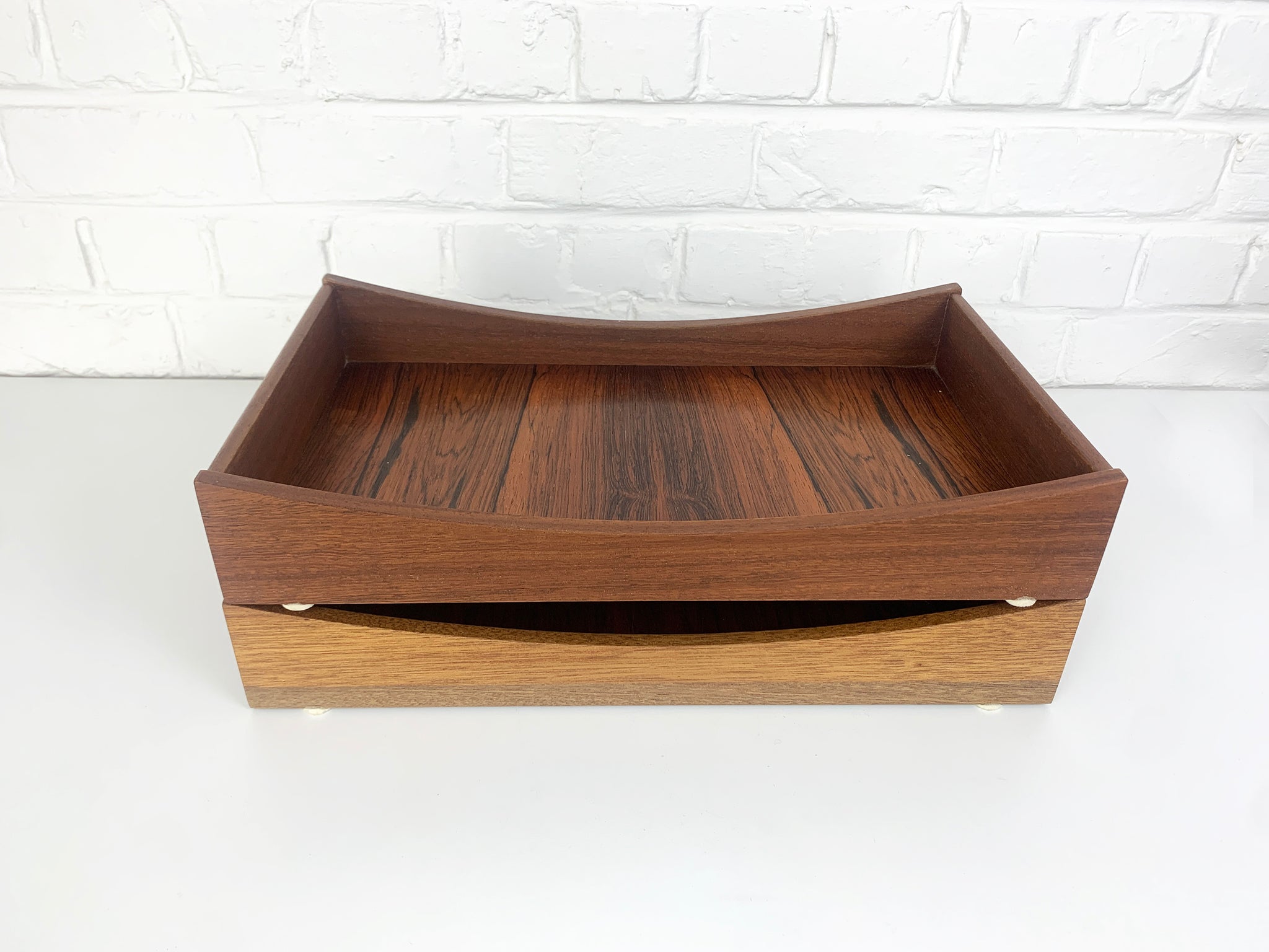 Rosewood Serving Tray or Organiser, Hans Wegner for Ry-Mobler Modular System RY16